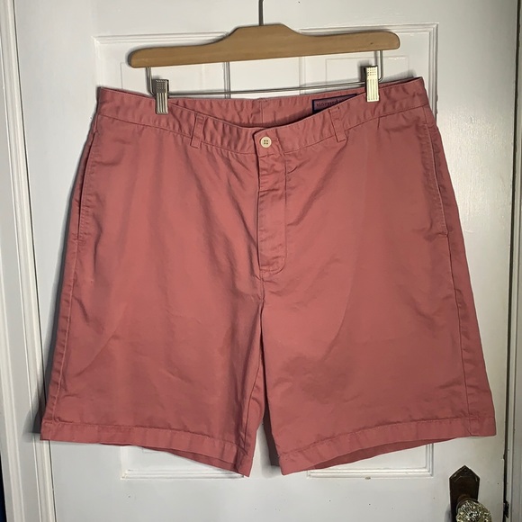 VINEYARD VINES Men’s Pink 9” Club Golf Shorts SZ 38 - Picture 2 of 6